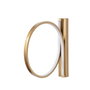 Opviq Halka - 13305 Lámpara de pared metálica dorada